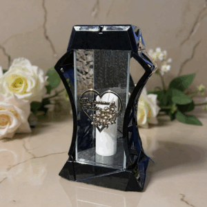 Znicz na grób dla Taty z napisem Kochanemu Tacie czarny MD921