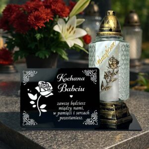 Statuetka Podstawka na Cmentarz dla Babci Dziadka MD1385