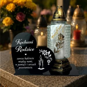Dekoracja Nagrobna Serce Personalizowane dla Mamy MD1381