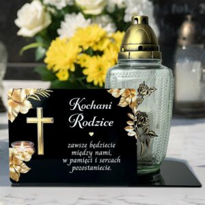 Dekoracja na grób dla rodziców