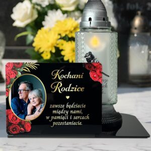 Podstawka pod znicz czarna